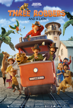 Poster for Three Robbers and a Lion
